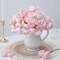 18-Piece Shabby Blush Artificial Ranunculus Flowers with Stems – Faux Silk Mini Peony-Style Flowers Bulk for Vase, DIY Bouquets, Wedding Centerpieces, Bridal Shower & Home Decor